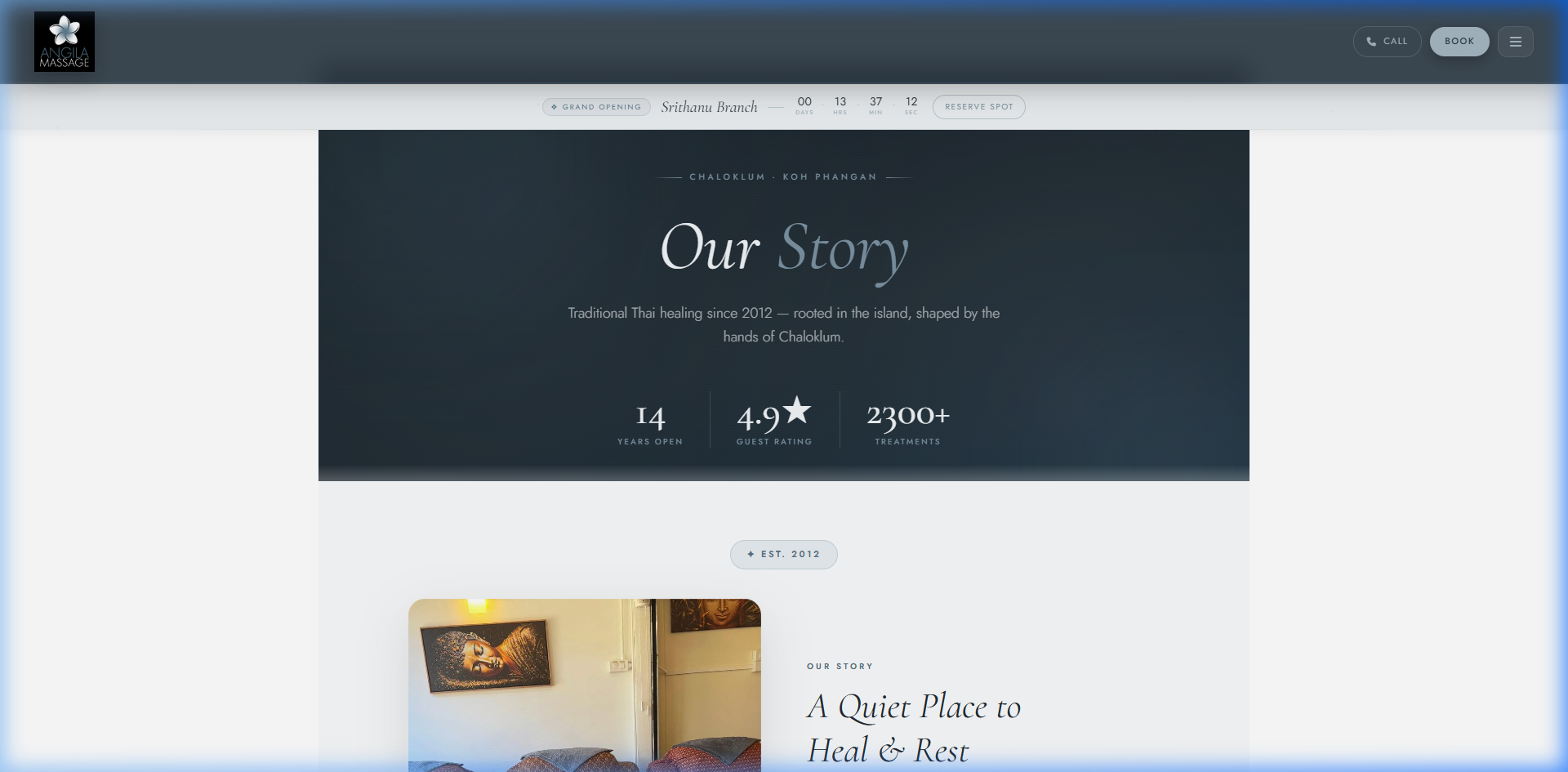 Angila Massage About Page